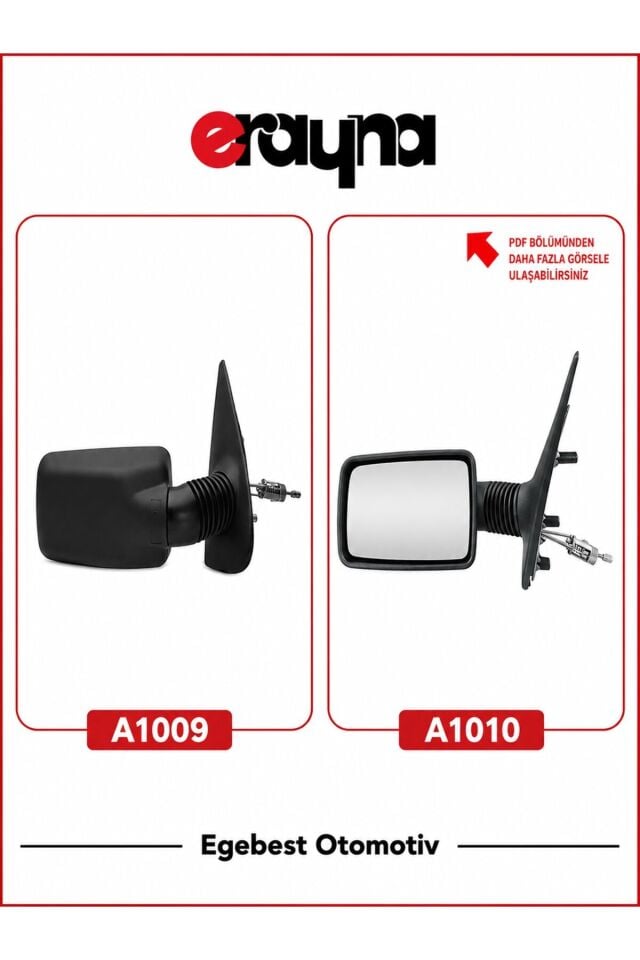 TEMPRA TİPO 88-95 DIŞ DİKİZ AYNASI MEKANİK SAĞ-SOL TAKIM A1009-A1010