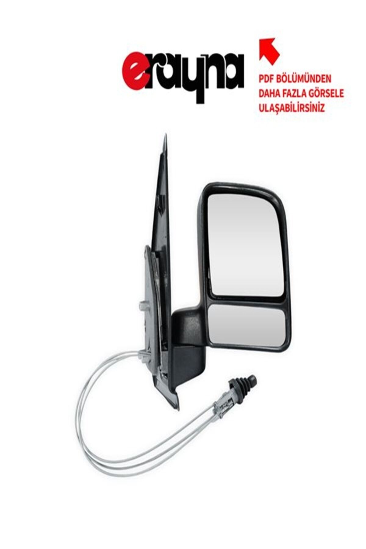 FORD CONNECT 2002-2008 DIŞ DİKİZ AYNASI MEKANİK (MANUEL) ÇİFT CAM SAĞ C3019M 2T1417682CL