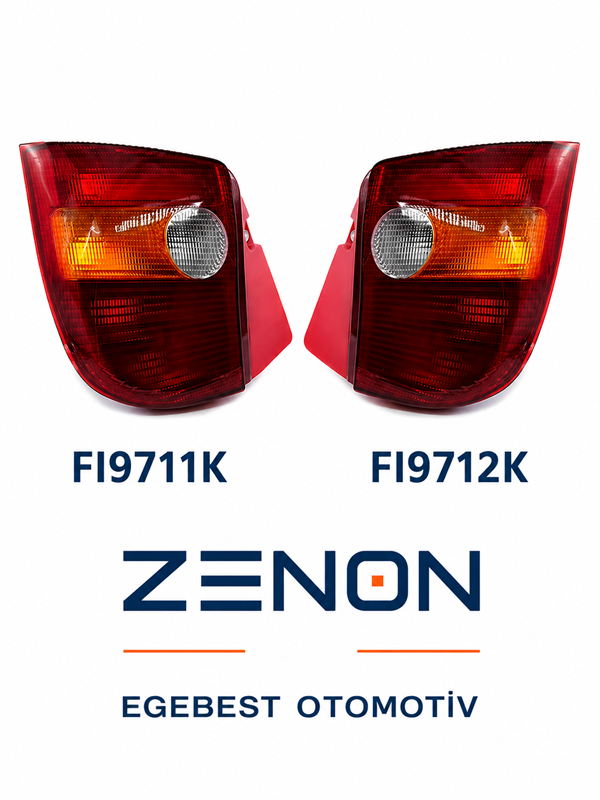 Fiat Palio 1996-2002 Stop Lambası Arka Sol-Sağ Takım FI9711K-FI9712K -46537831B-46537830B-ZENON