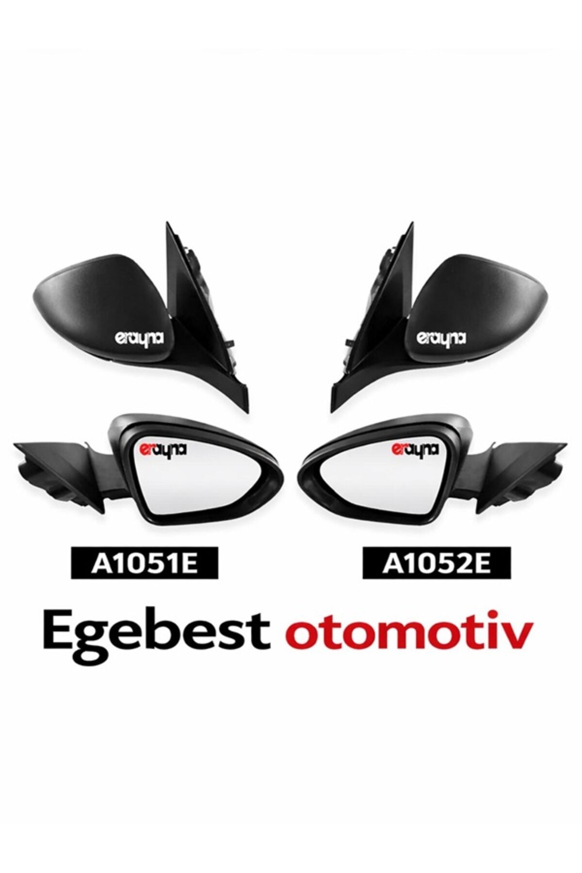 FİAT EGEA 2015>DIŞ DİKİZ AYNA ELEKTİRİK ISITMALI DESENLİ SAĞ- SOL A1051E-A1052E 735705166 735656599